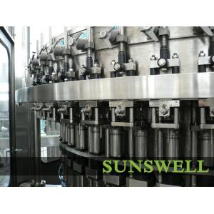 China Automatic 3in1 Balanced Water Filling Machine for Carbonated Drink PET Bottle supplier