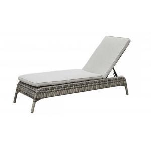 330mm Height 640mm Breadth Outdoor Patio Chaise Lounges , Wicker Chaise Lounge Chair