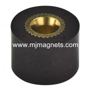China plastic Injection bonded magnet for automotive supplier
