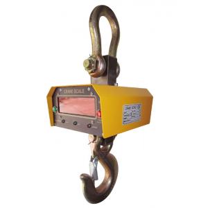 Digital 20 Ton Crane Weighing Scale With Steel Hook , Electronic Crane Scale