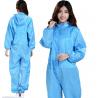 China Blue Disposable Protective Coveralls Non Toxic Dust Prevention OEM Available wholesale