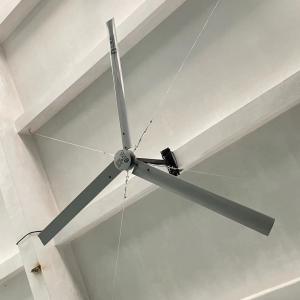 China 13ft HVLS Large Industrial Ceiling Fan With 3 Blades Roof Installation 220V supplier