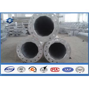 China Single Circuit 69KV Power Steel Tubular Pole with Hot dip Galvanization supplier