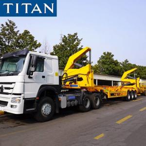 China 20FT Side Loader Truck for Sale 37t Side Loader Transport Trailer Price Manufacturer supplier