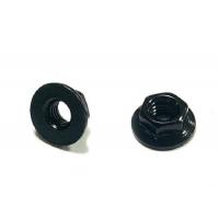 China M20 DIN6923 Carbon Steel Hex Flange Nut Black Zinc Plating on sale