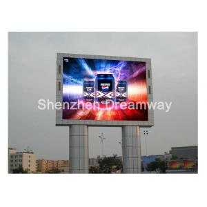 China P 10 Outdoor Advertising LED Display Screen 1R1G1B with IP65 Waterproof , 10000 dots supplier