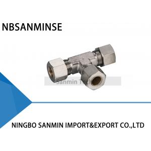 China Brass Compression Fitting Pneumatic Air Fittings 4 , 6 , 8 , 10  12 mm Port Size supplier