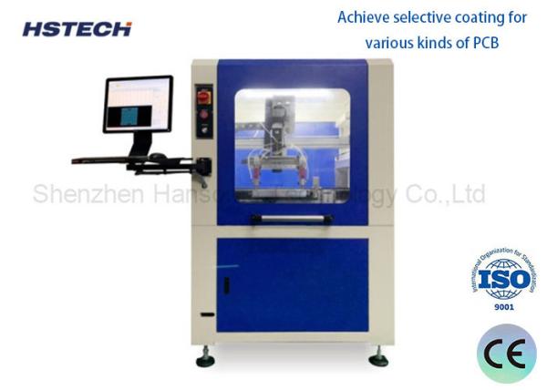 Selective Coating PCB Automatic Glue Compound Spray Machine with 600kg Gross Weight