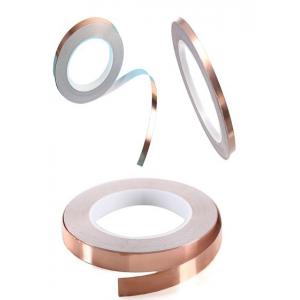 China 0.1mm RF Double Sided Copper Shielding Tape With Conductive Adhesive supplier