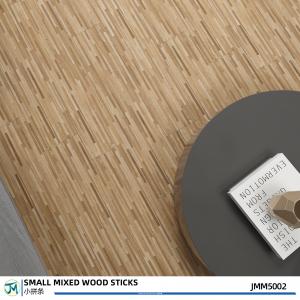 PVC Self Adhesive Small Mixed Wood Effect Sticky Floor Tiles Plank 6inches X 36 Inches
