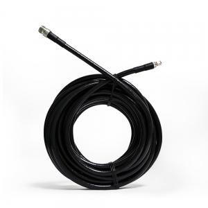 China LMR400 RF Coaxial Cable Assembly with N-Male to SMA-Male Plug 50 OHM Input Impedance supplier
