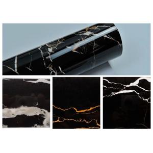 Home Decor Granite PVC Self Adhesive Film Black Marble Vinyl Wrap For Countertops