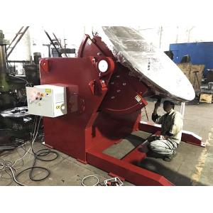 China 1200 Capacity Tilting Rotary Welding Positioner With Hand Control And Foot Pedal Control supplier