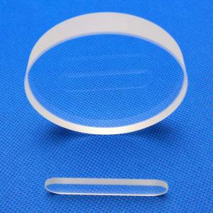 Flat 80-50 Surface Quartz Glass Plate Polished Window With Clear Aperture ≥90%