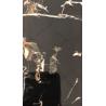 High Definition Printing Pvc Decorative Foil Black Marble Moth Proofing