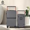 China 2025 New Wide-Handle Front-Opening Suitcase, 20/24in Durable ABS+PC Luggage with Hook & Cup Holder, 360° Silent Wheels & Secure Lock , abs hard shell luggage wholesale