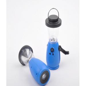 Outdoor use dynamo flashlight with FM/AM radio function