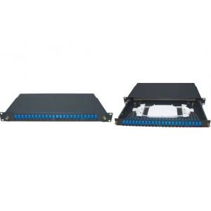 China 12 cores, 24 cores, 36 cores, 48 cores Slidable rack-mount ODF Fiber Optic Patch Panel supplier
