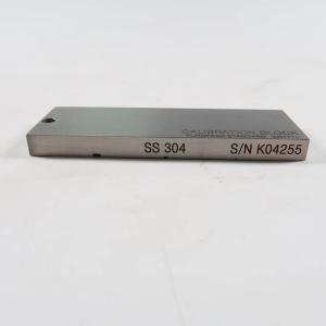 China 304 Stainless Steel Eddy Current Calibration Test Blocks For Eddy Current Meter on sale