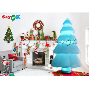 China Nylon Cloth Led Light  Inflatable Christmas Tree Ornament supplier