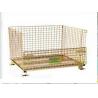 Wire Mesh Roll Container For Warehouse Pallet Rack Storage