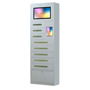 China Customizable charging station kiosk with charging lockers wholesale