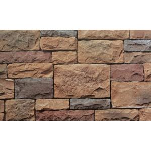 14mm SGS Textured Wall Stone , Fireproof Simulated Slate