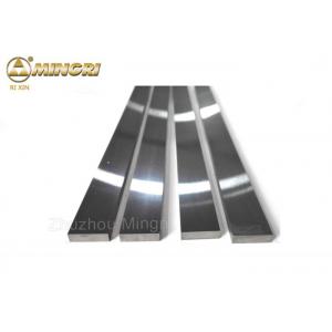 China Cemented Tungsten Carbide Strips / Flat Bar With Fine Grain Alloy For Machining Stainless Steel supplier