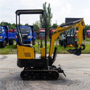 Customized One Tonne Excavator Garden Mini Digger With Retractable Chassis