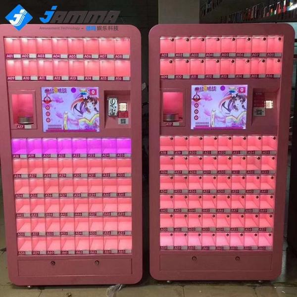 Hardware Acrylic Gift Vending Machine Coin Operated With LED Light 1.01x 0.6 X 2