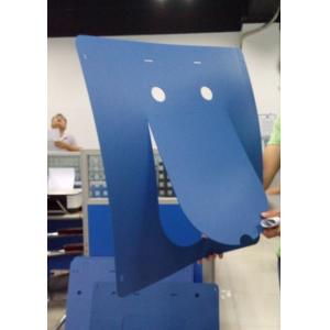 Coroplast fluted sheet correx corflute folding flap/door hinge panel cutting machine