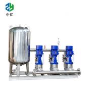 China Frequency Booster Water Pump vertical multistage centrifugal Booster Water Supply Pump Set on sale