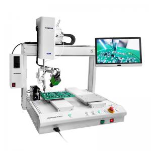 Double Table Automatic Soldering Robot Electric With Display Screen