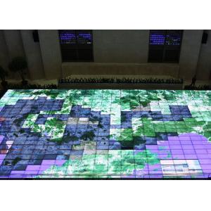 China P4.81mm Interactive Led Display , DJ Disco LED Dance Floor Panels Wedding Party Rental supplier