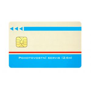 China 85.6*54 Mm PVC Contact Smart SLE4428 IC Chip Card supplier