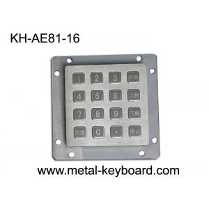 Liquidproof Vandal Proof Keypad Rear Panel Mounting , Customizable Keypad Outdoor / Indoor