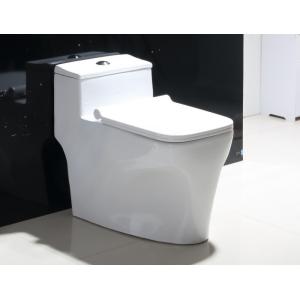 China Back To Wall Bathroom Dual Flush Rimless Toilet Floor Mounted supplier