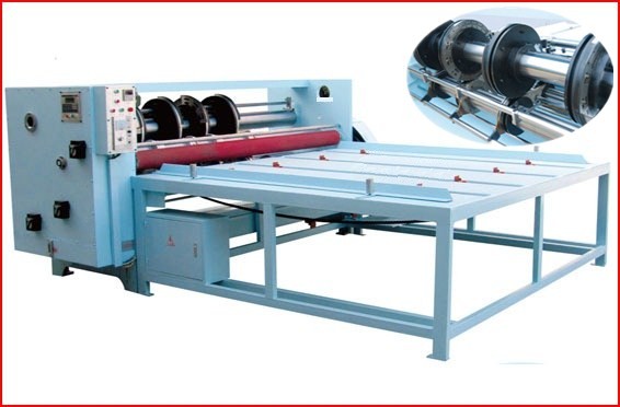China Type de chaîne Rotary Slotting Cutting Creasing Machine, réglage combiné, alimentateur automatique ou réglage électrique en option supplier