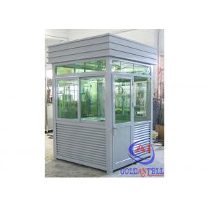 China Solid Steel Fabrication Movable Guard House Outdoor Furniture Anti Earthquake supplier