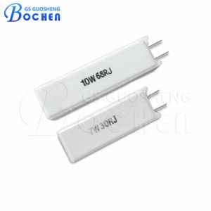 China SQM Vertical 0.33 ohms 5W Cement Resistor Shock Resistant Ceramic Resistor for Power Adapters and Audio Equipment wholesale