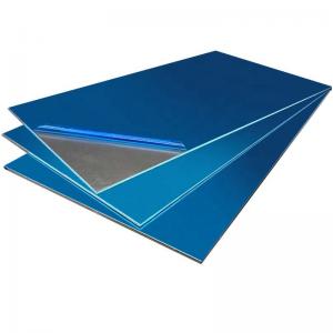 China T851 Painted Color Aluminum Sheet Plate 2500mm For Construction Materials supplier