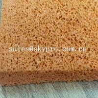 China Low hardness silicone foam sponge / open cell silicone rubber sponge foam on sale