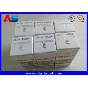 Custom Peptide Injections Cardboard Vial Box For Pharma Packaging Omnia