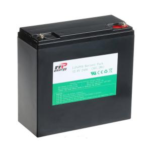 China Lifepo4 IFR32650 12V 24AH Lithium Ion Battery Pack Solar lithium battery supplier