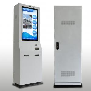 Outdoor Smart Parking Lot Payment Machine Kiosk With Barcode Scanner And Camera