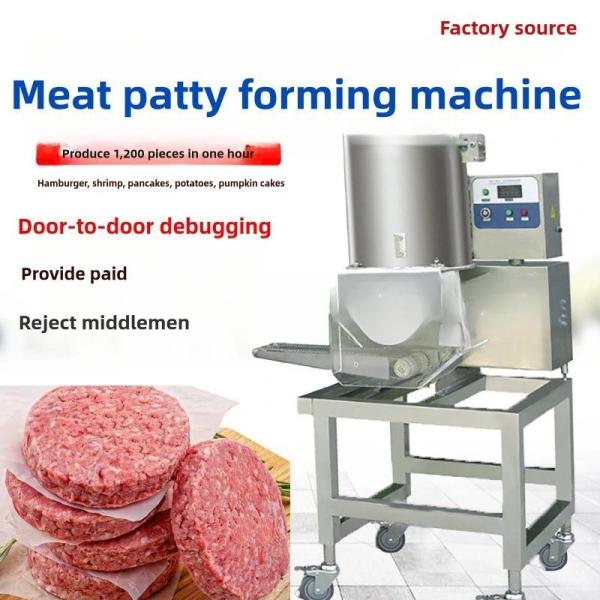 Automatic Grade Automatic Meat Patty Burger Forming Machine Process Thermal Processing