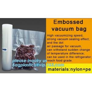 China Embossing Plastic Vacuum Packing Pouch Embossed Food Vacuum Sealing Storage Bag Rolls Kitchen Vacuum Storage Embossed He supplier