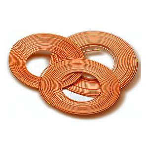 Soft Type Pancake Coil Copper Refrigeration Tubing15-50m Length JISH3300 Standard