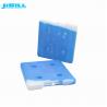 China High quality square shape 26*26*2.5 cm HDPE hard plastic reusable ice brick gel ice packs in cooler box wholesale