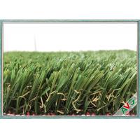China Professional Natural Artificial Grass Turf , School / Backyard / Garden Fake Grass on sale